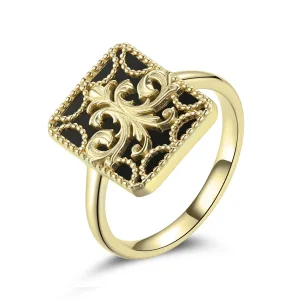 (image for) Pandora Style Square Ring - BSR189
