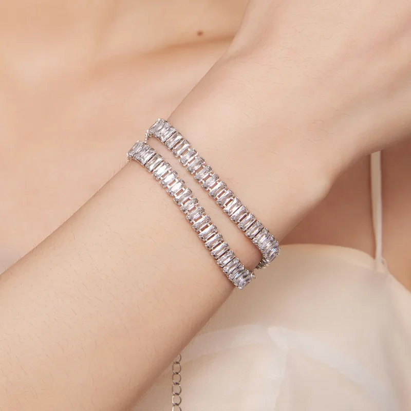 (image for) Pandora Style Tennis Necklace - YIN112 - View 6