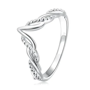 (image for) Pandora Style Tiara Wishbone Ring - BSR258