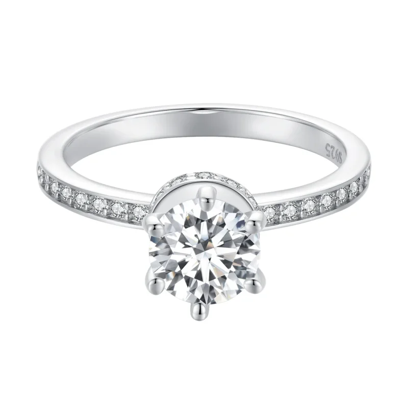 (image for) Pandora Style Wedding Rings - MSR025 - View 4