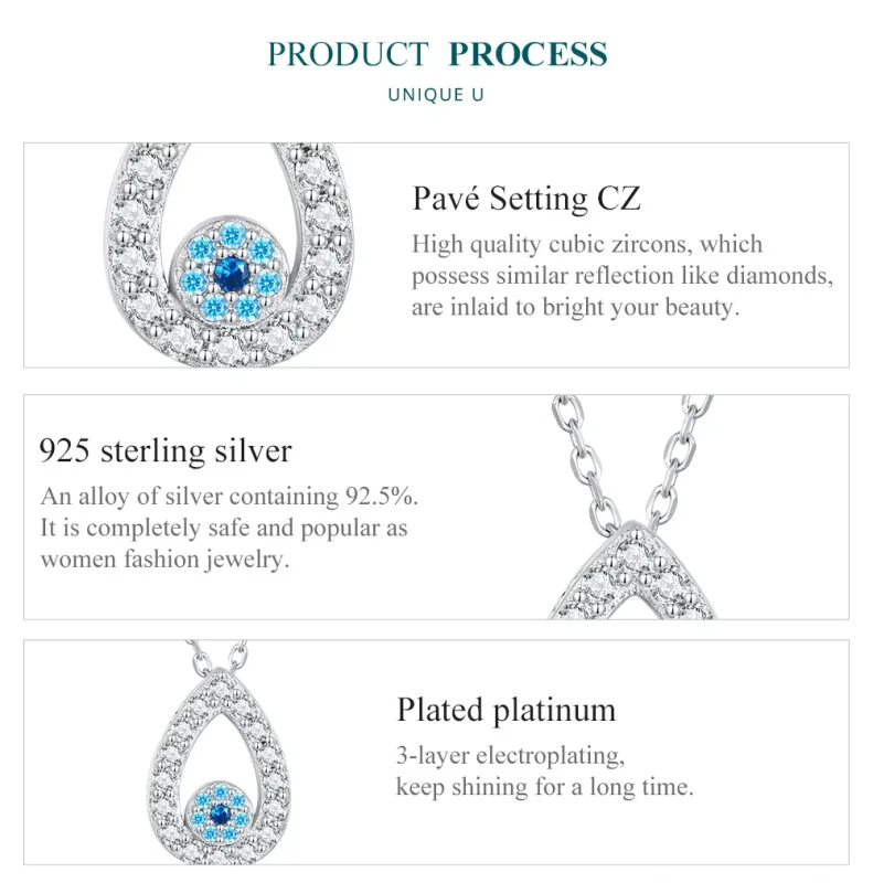 (image for) Pandora Style Women Necklace - BSN275 - View 5