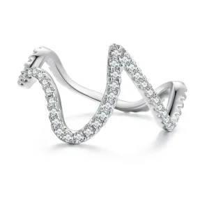 (image for) Pandora Style Zig Zag Ring - BSR314