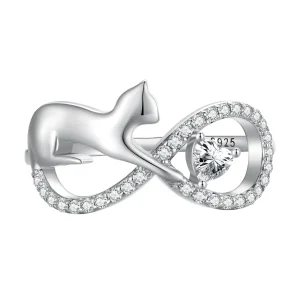 (image for) stylish Pandora Style Infinity Knot Ring - SCR918