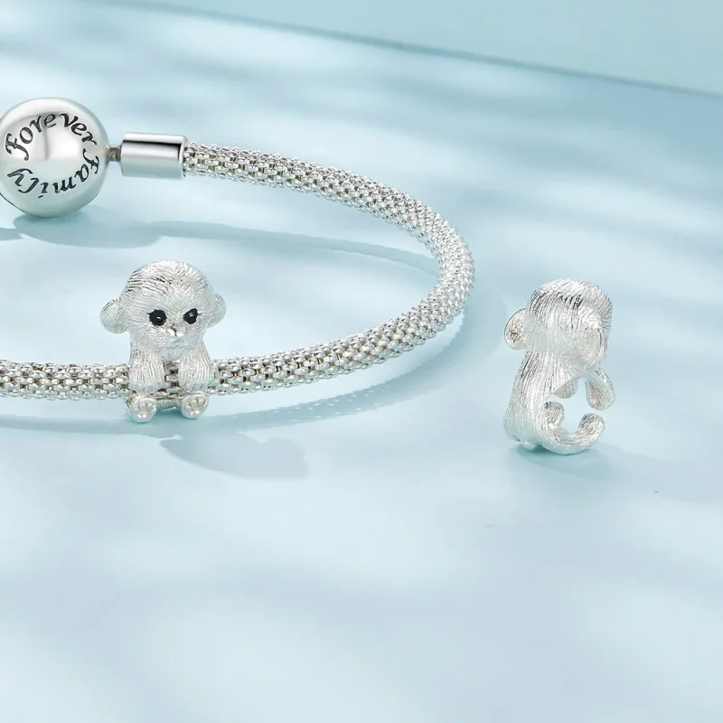 (image for) adorable teddy charm in a Pandora style - SCC2586 - View 4