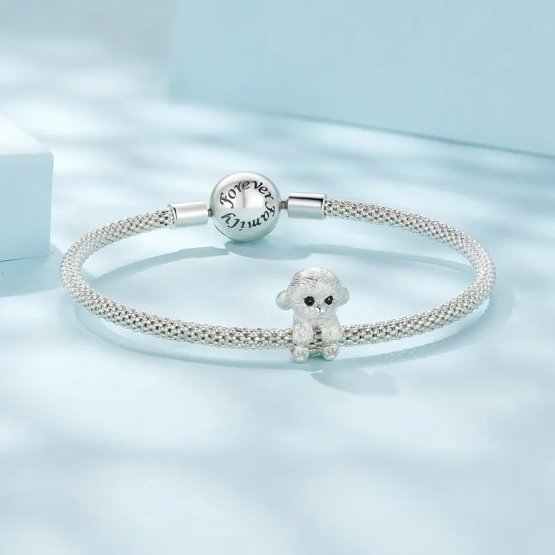 (image for) adorable teddy charm in a Pandora style - SCC2586 - View 5