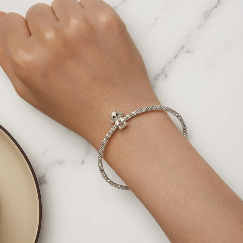 (image for) adorable teddy charm in a Pandora style - SCC2586 - View 6