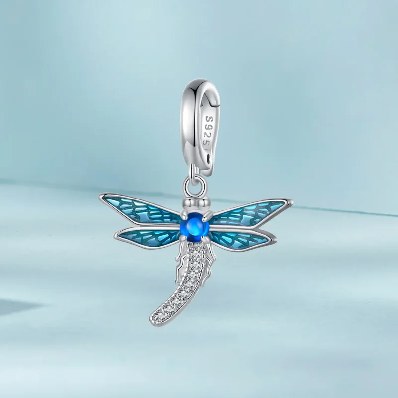 (image for) Pandora-inspired Dragonfly Jewelry Dangle - SCC2569 - View 2