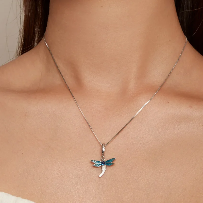 (image for) Pandora-inspired Dragonfly Jewelry Dangle - SCC2569 - View 6