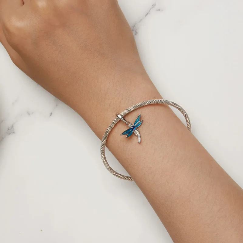 (image for) Pandora-inspired Dragonfly Jewelry Dangle - SCC2569 - View 7