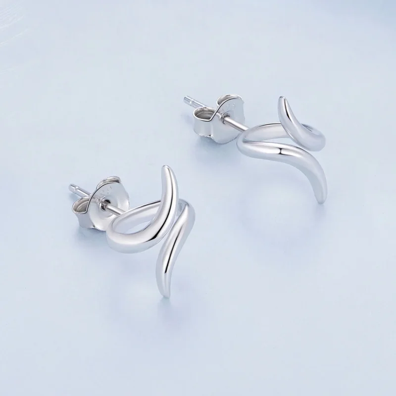 (image for) Pandora-inspired Headphones Stud Earrings - BSE903 - View 3