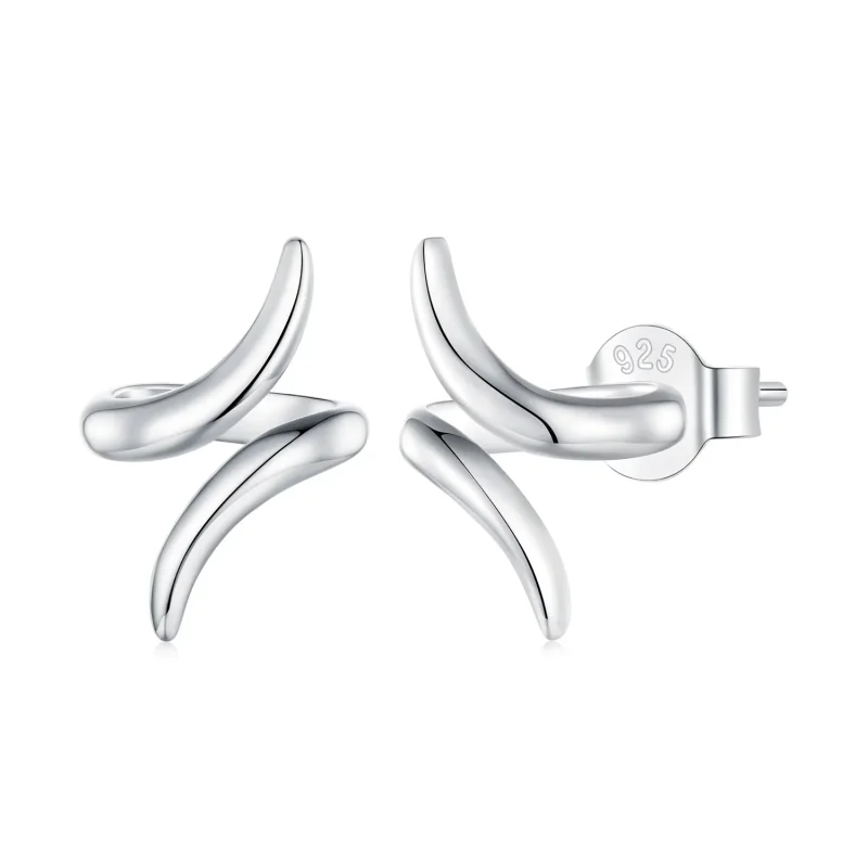 (image for) Pandora-inspired Headphones Stud Earrings - BSE903 - Product Image