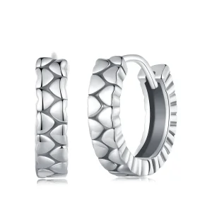 (image for) Pandora-inspired Heart Hoop Earrings - SCE1653