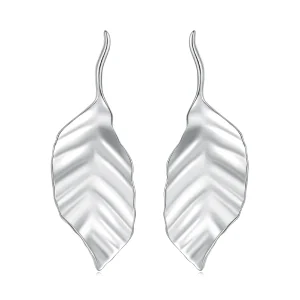 (image for) Pandora-inspired Leaves Studs Earrings - BSE812