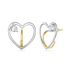 (image for) Pandora-inspired Love Studs Earrings - BSE888