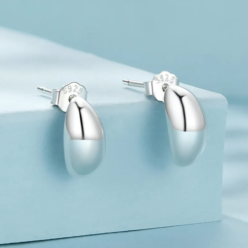(image for) Pandora-inspired Moon Studs Earrings - SCE1632 - View 2
