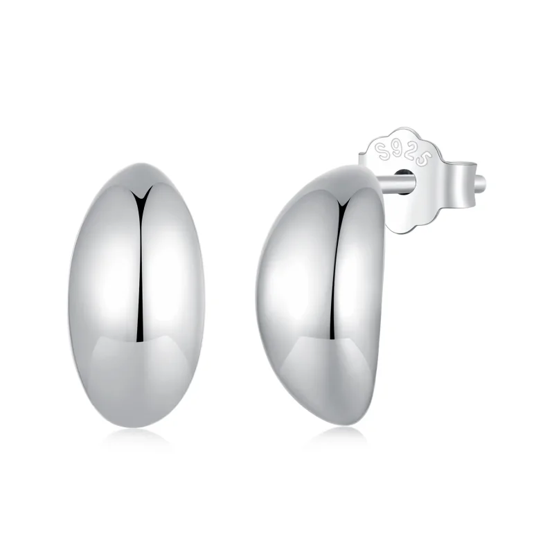 (image for) Pandora-inspired Moon Studs Earrings - SCE1632 - Product Image