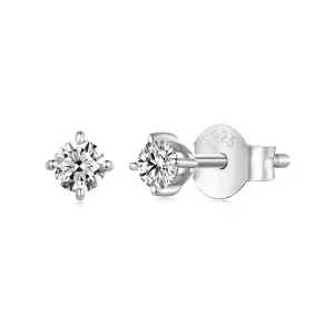 (image for) Pandora Style 0.1Ct Moissanite Studs Earrings (Two Certificates) - MSE038