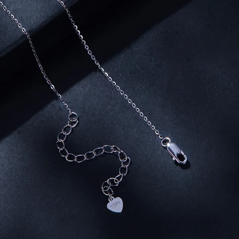 (image for) Pandora Style 1Ct Moissanite Necklace - MSN021 - View 4