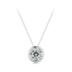 (image for) Pandora Style 1Ct Moissanite Necklace - MSN021