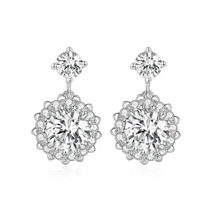 (image for) Pandora Style 1Ct Moissanite Studs Earrings - MSE028
