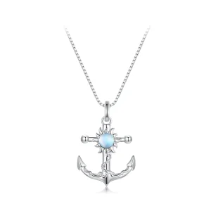 (image for) Pandora Style Anchor Necklace - BSN349