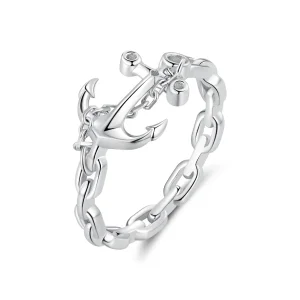(image for) Pandora Style Anchor Ring - SCR949