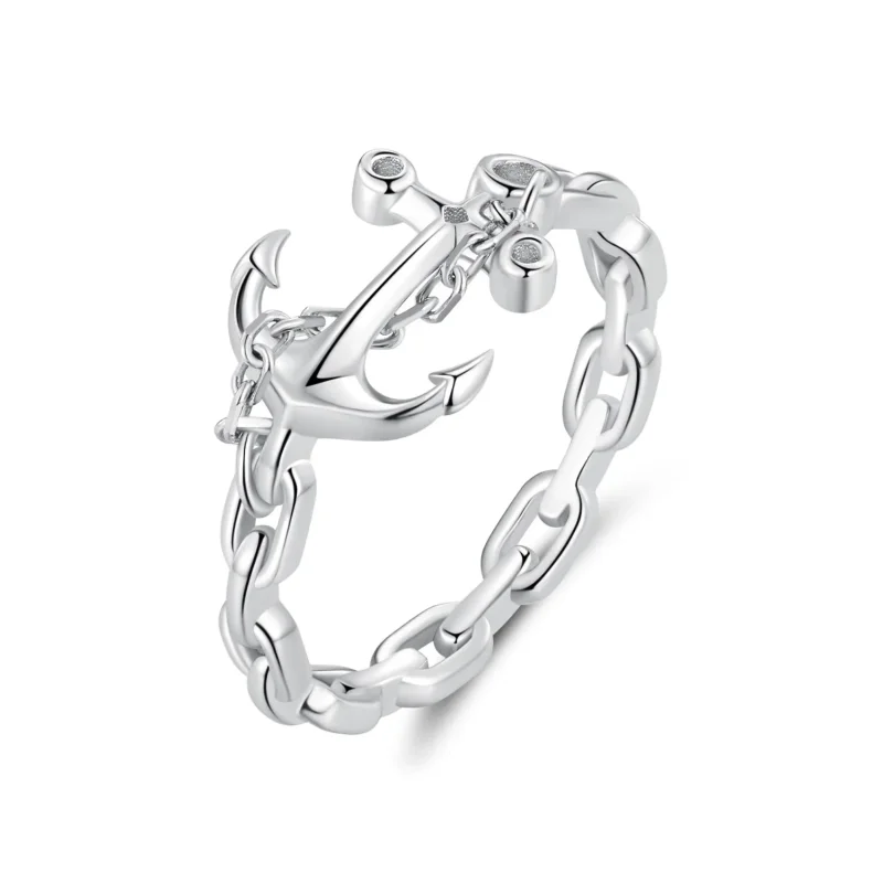 (image for) Pandora Style Anchor Ring - SCR949 - Product Image