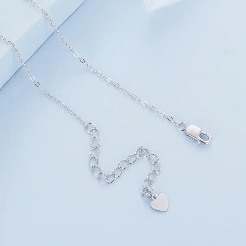 (image for) Pandora Style Angel Ring Rose Necklace - BSN313 - View 5