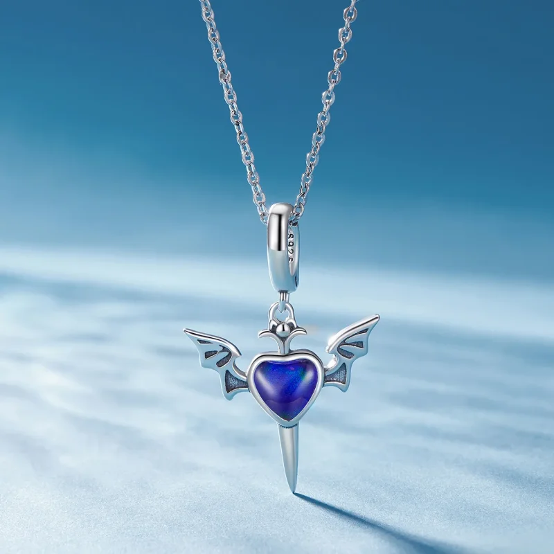 (image for) Pandora Style Angel Wings Dangle - SCC2559 - View 2