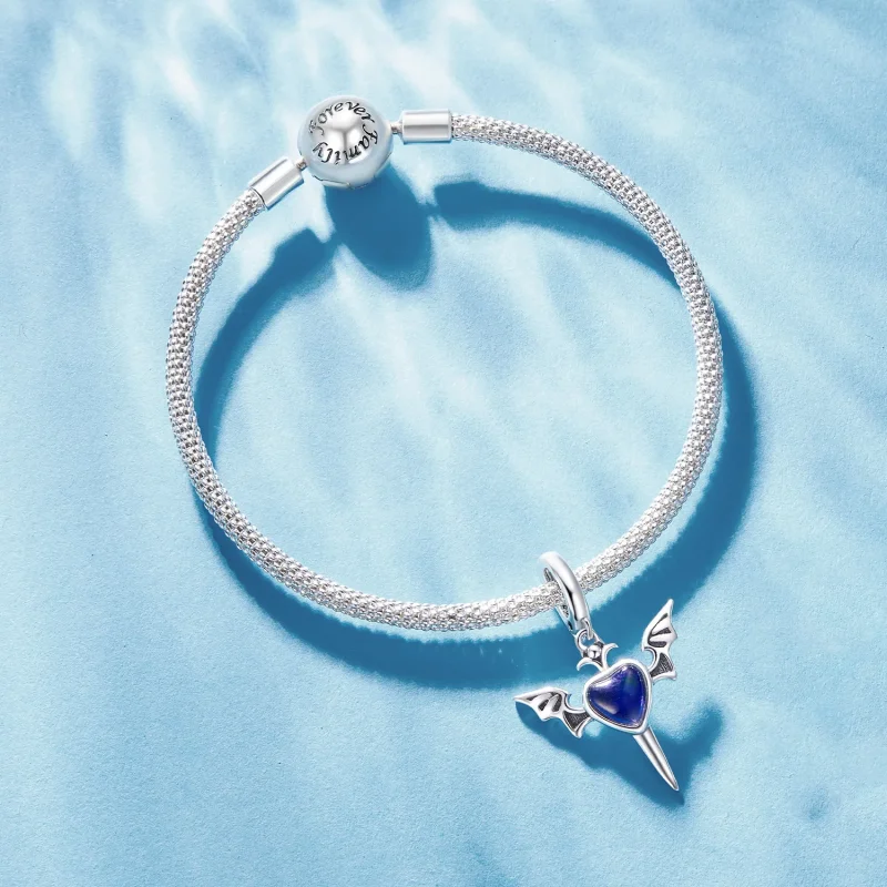 (image for) Pandora Style Angel Wings Dangle - SCC2559 - View 5