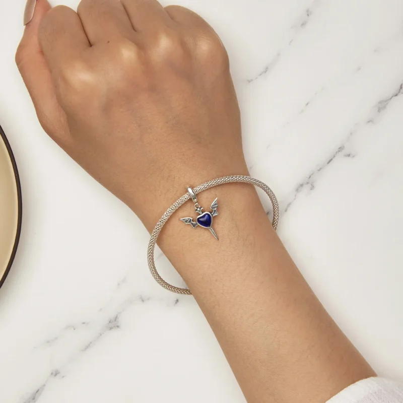 (image for) Pandora Style Angel Wings Dangle - SCC2559 - View 6