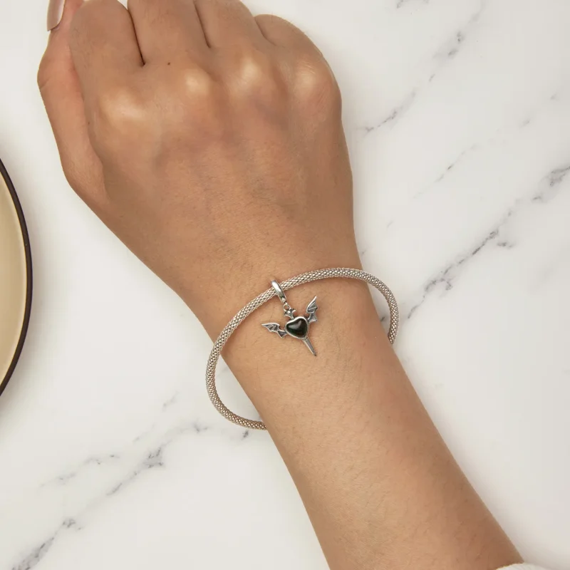 (image for) Pandora Style Angel Wings Dangle - SCC2559 - View 7