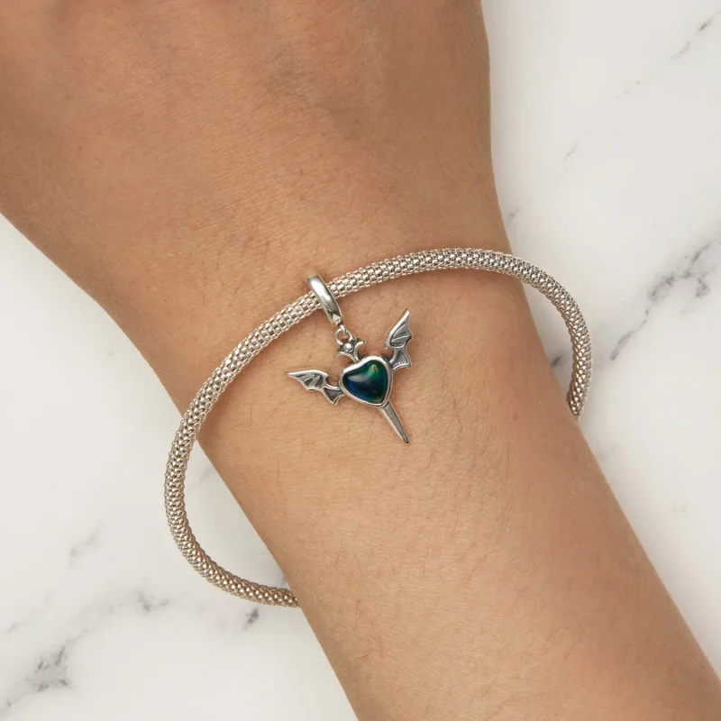 (image for) Pandora Style Angel Wings Dangle - SCC2559 - View 8