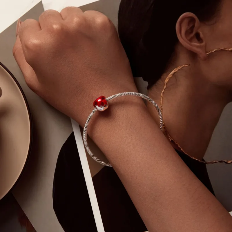 (image for) Pandora Style Apple Charm - SCC2644 - View 6