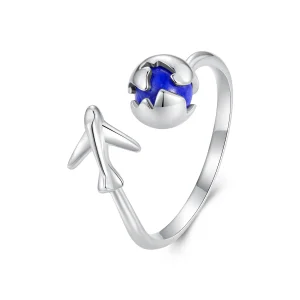 (image for) Pandora Style Around The World Open Ring - SCR959-E