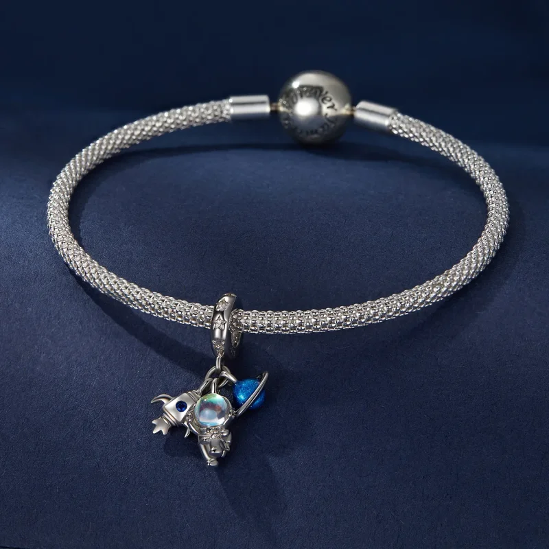 (image for) Pandora Style Astronaut Dangle - BSC791 - View 2