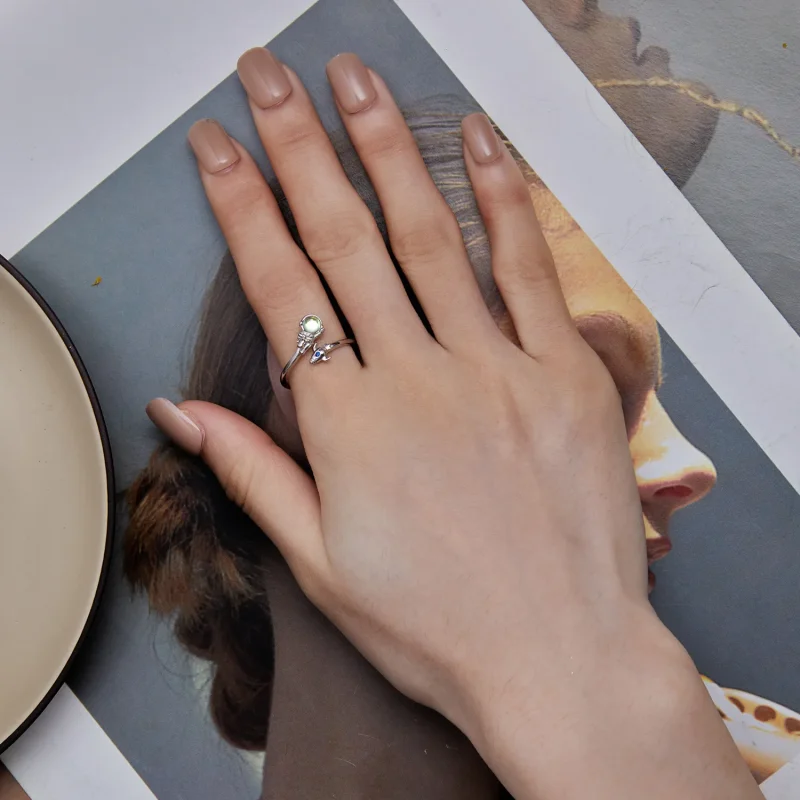 (image for) Pandora Style Astronaut Spaceship Ring - SCR920 - View 5