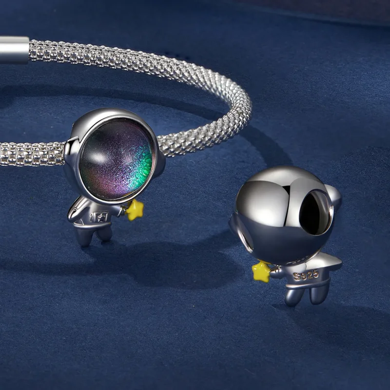 (image for) Pandora Style Astronaut Star Charm - BSC793 - View 4
