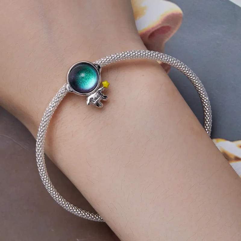 (image for) Pandora Style Astronaut Star Charm - BSC793 - View 6