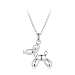 (image for) Pandora Style Balloon Dog Necklace - SCN506