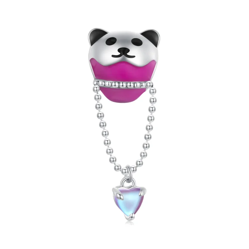 (image for) Pandora Style Bear Hot Air Balloon Charm - SCC2550 - Product Image