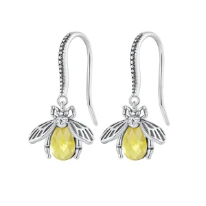 (image for) Pandora Style Bee Dangle Earrings - SCE1570