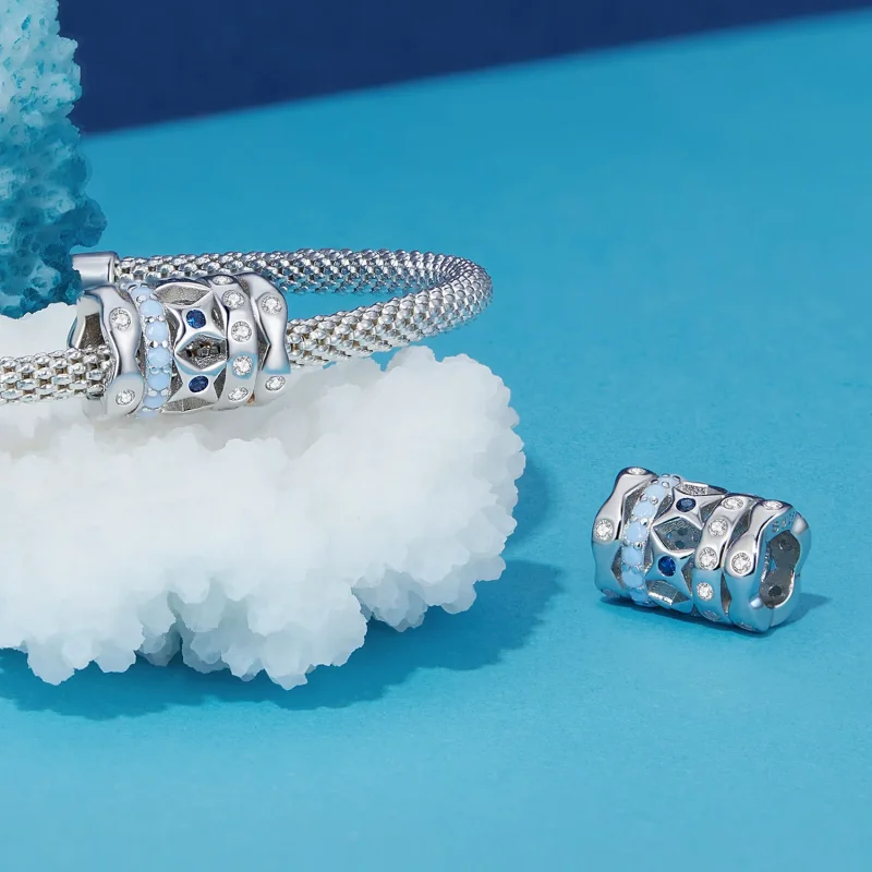 (image for) Pandora Style Blue Star Charm - BSC919 - View 4