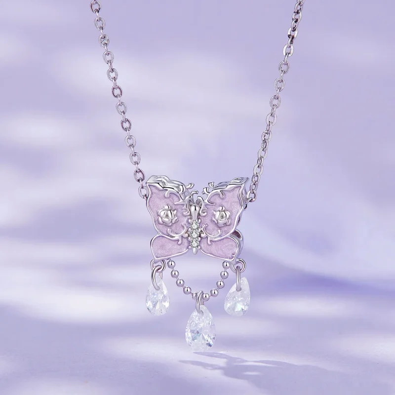 (image for) Pandora Style Butterfly Charm - SCC2543 - View 2