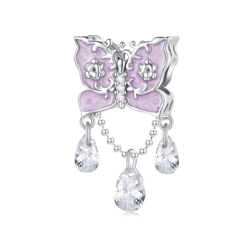 (image for) Pandora Style Butterfly Charm - SCC2543 - Product Image
