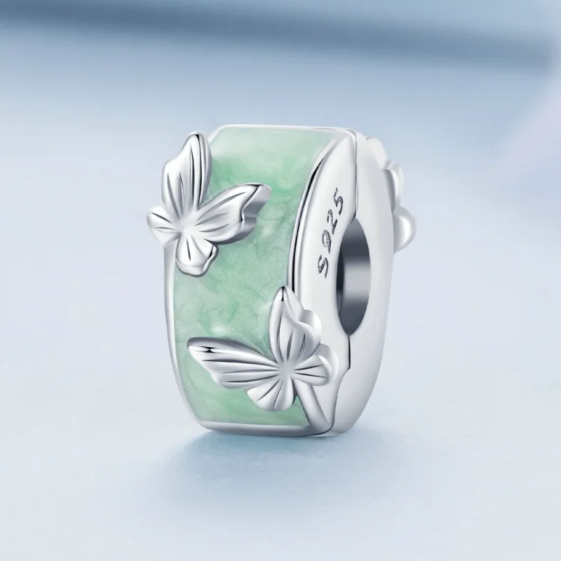 (image for) Pandora Style Butterfly Clip - BSC840 - View 2