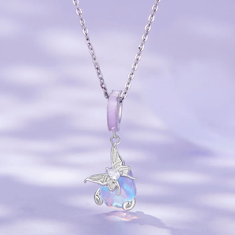 (image for) Pandora Style Butterfly Dangle - SCC2546 - View 2