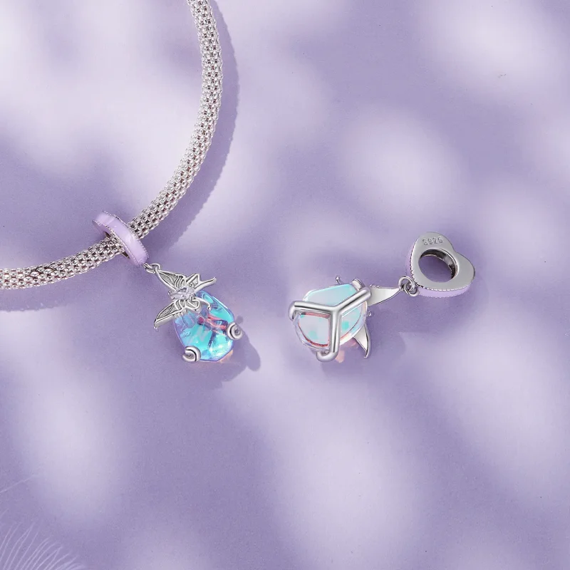 (image for) Pandora Style Butterfly Dangle - SCC2546 - View 4