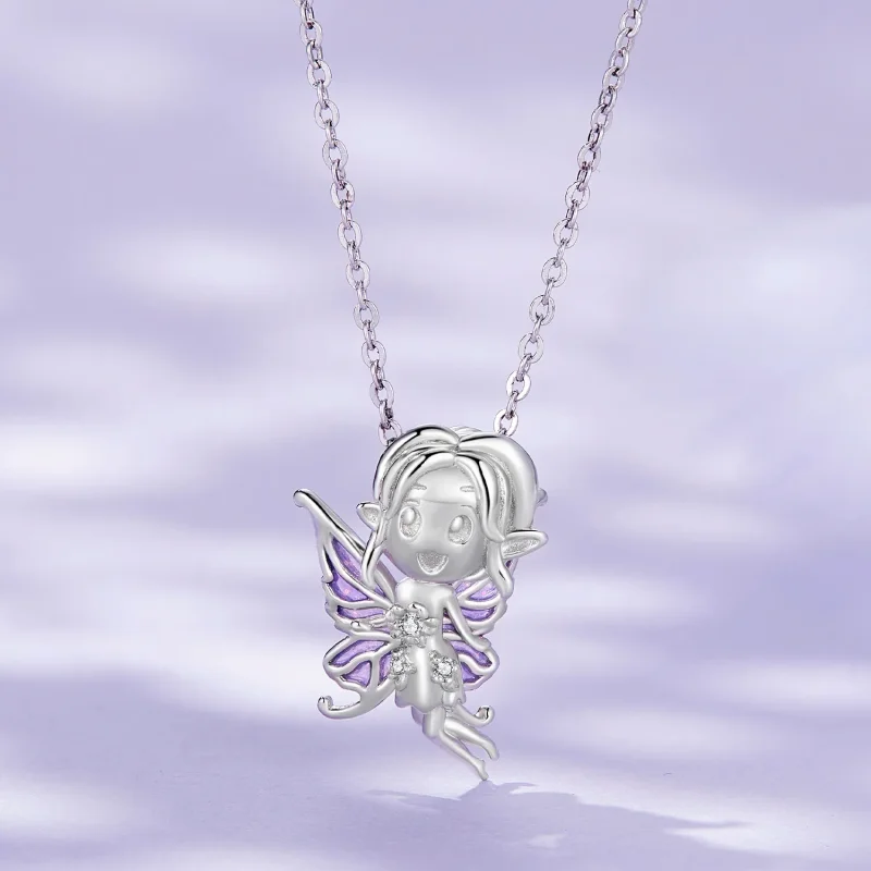 (image for) Pandora Style Butterfly Elf Charm - SCC2544 - View 2