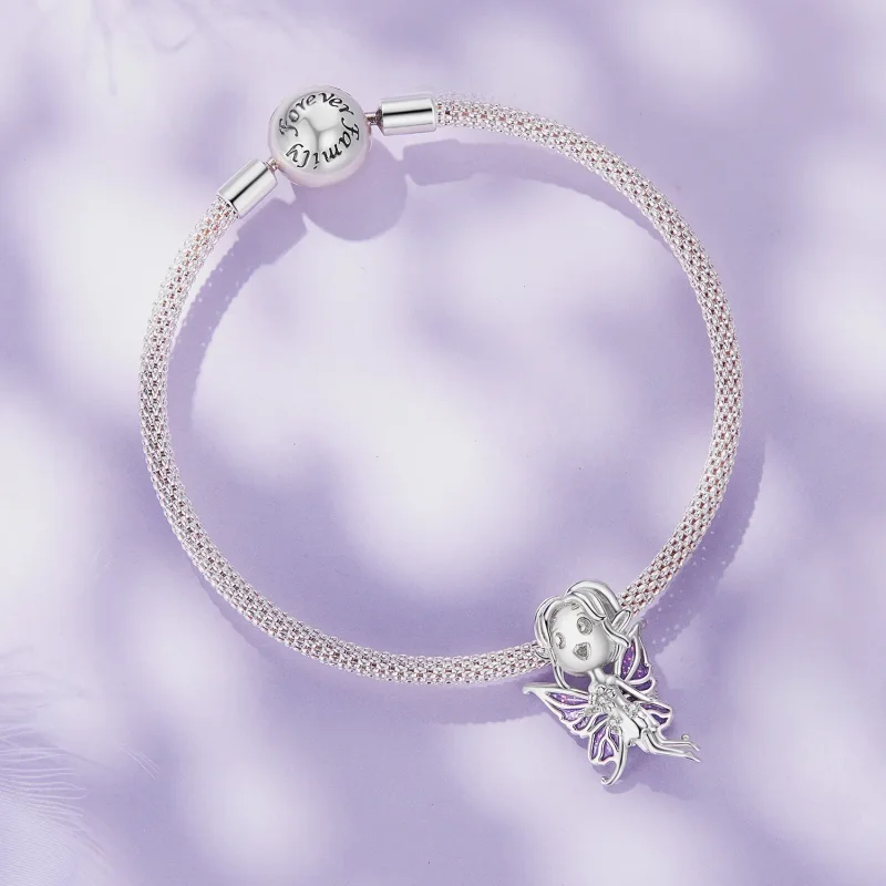 (image for) Pandora Style Butterfly Elf Charm - SCC2544 - View 3